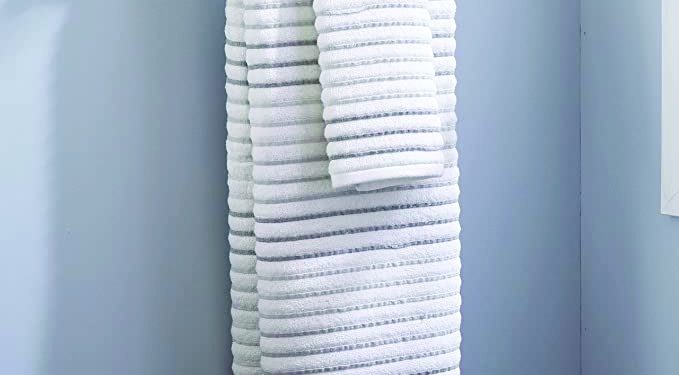 SKL home tie dye stripe bath towel